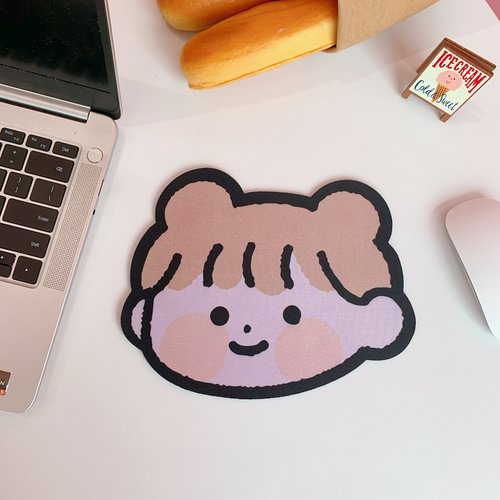 JOURNALSAY Girly Cute Cartoon Computer Mouse Pad JOURNALSAY Girly Cute Cartoon Computer Mouse Pad