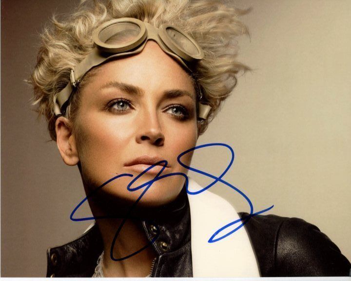 SHARON STONE Signed Autographed Photo Poster painting