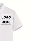 Polo shirt custom lapel short sleeve T-shirt Paul shirt tide company employees work clothes custom embroidery print