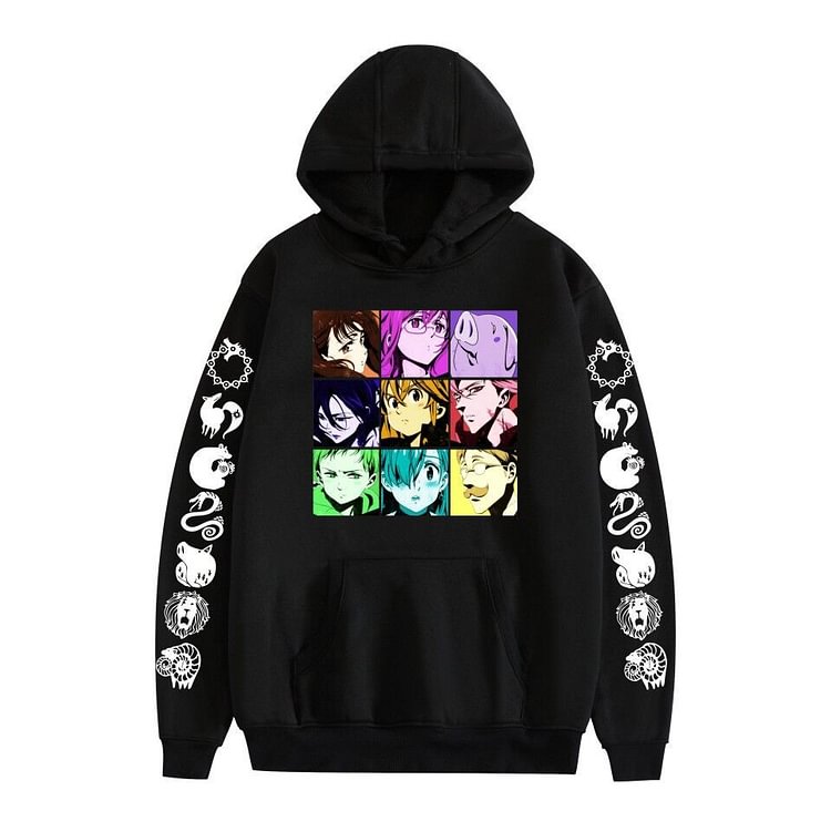 The Seven Deadly Sins Anime Hoodie Pullover weebmemes