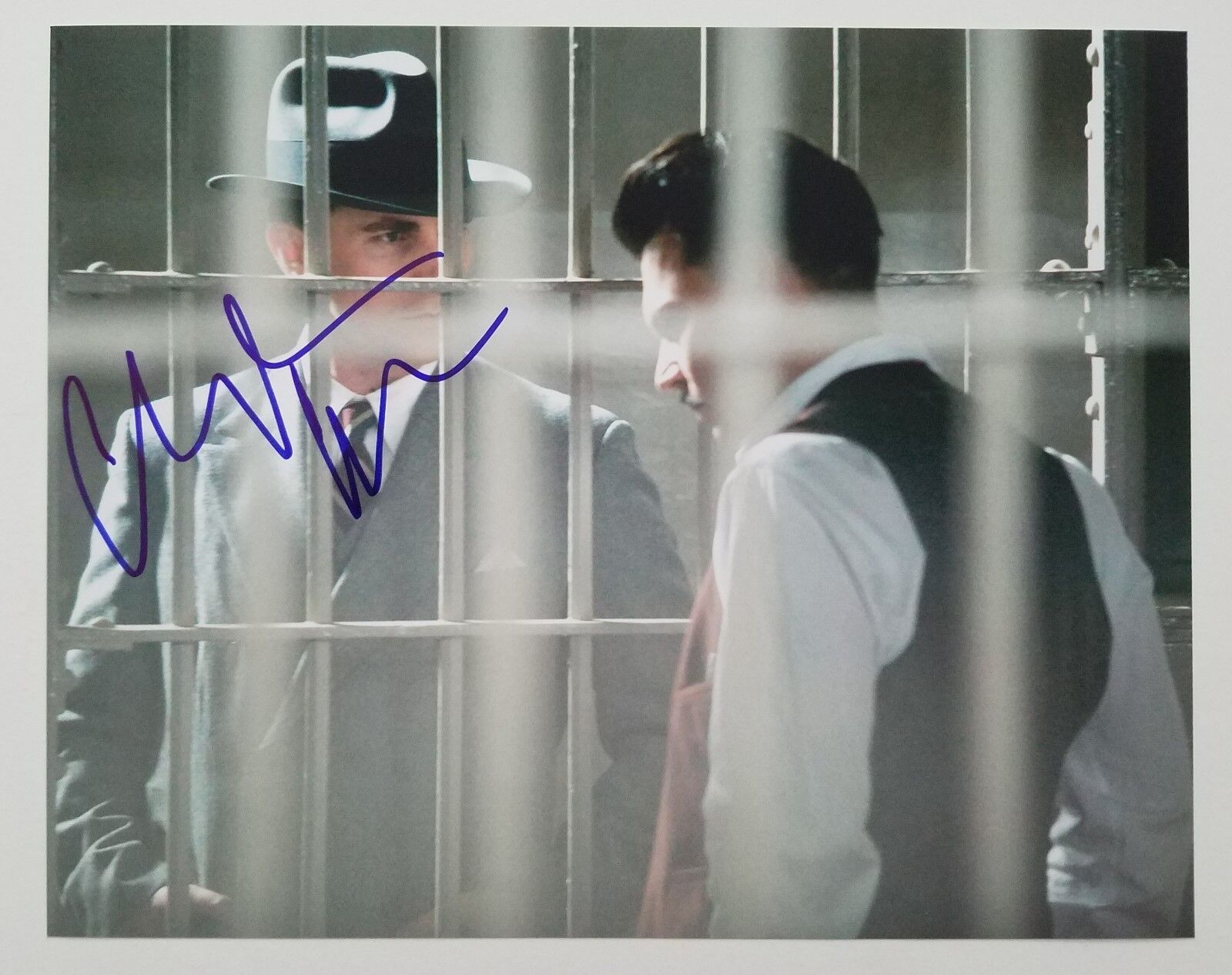 Christian Bale Signed Public Enemies 8x10 Photo Poster painting American Psycho Hustle Hostiles