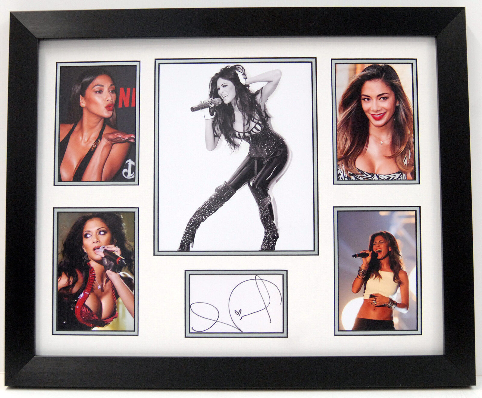 NICOLE SCHERZINGER Signed FRAMED Photo Poster painting DISPLAY AFTAL Autograph COA Pussy Cat