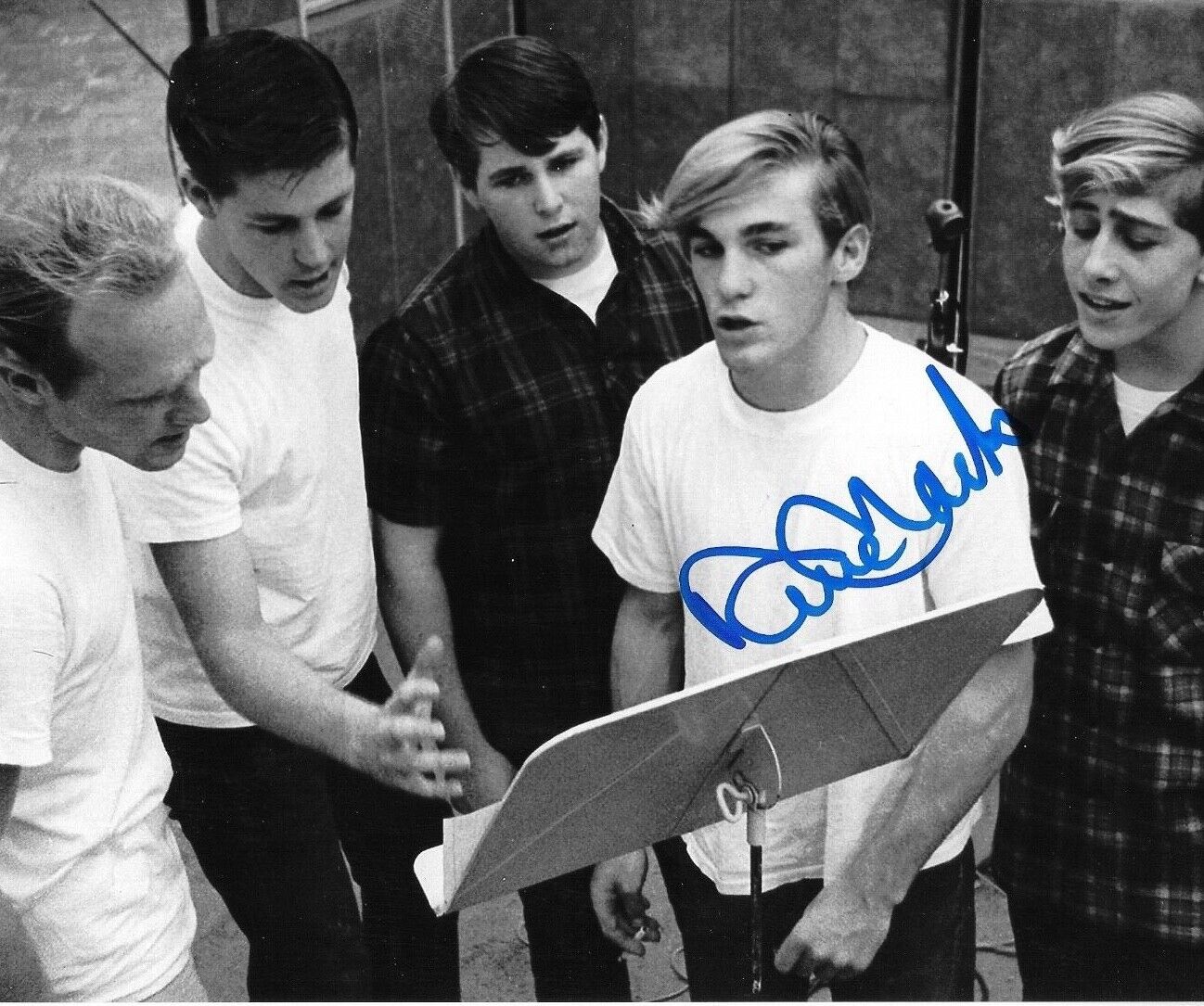 * DAVID MARKS * signed 8x10 Photo Poster painting * THE BEACH BOYS * COA * 16