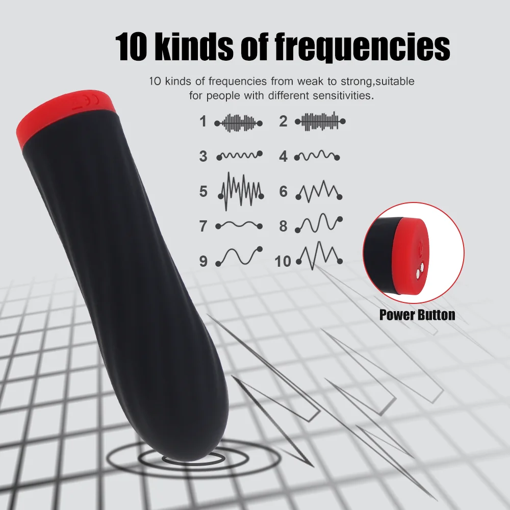 10 Speed Bullet Vibrator Dildo Vibrators Av Stick G-spot Clitoris Stimulator