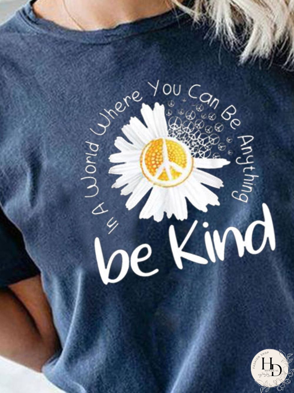 Letter Round Neck Casual Short Sleeve T-shirt