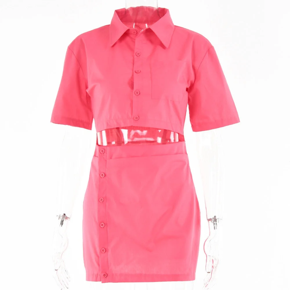 Women Sexy 2-Piece Blazer Sets 2022 Summer Cropped Blaze+mini Skirt Ladies Fashion Button Notched Matching Set