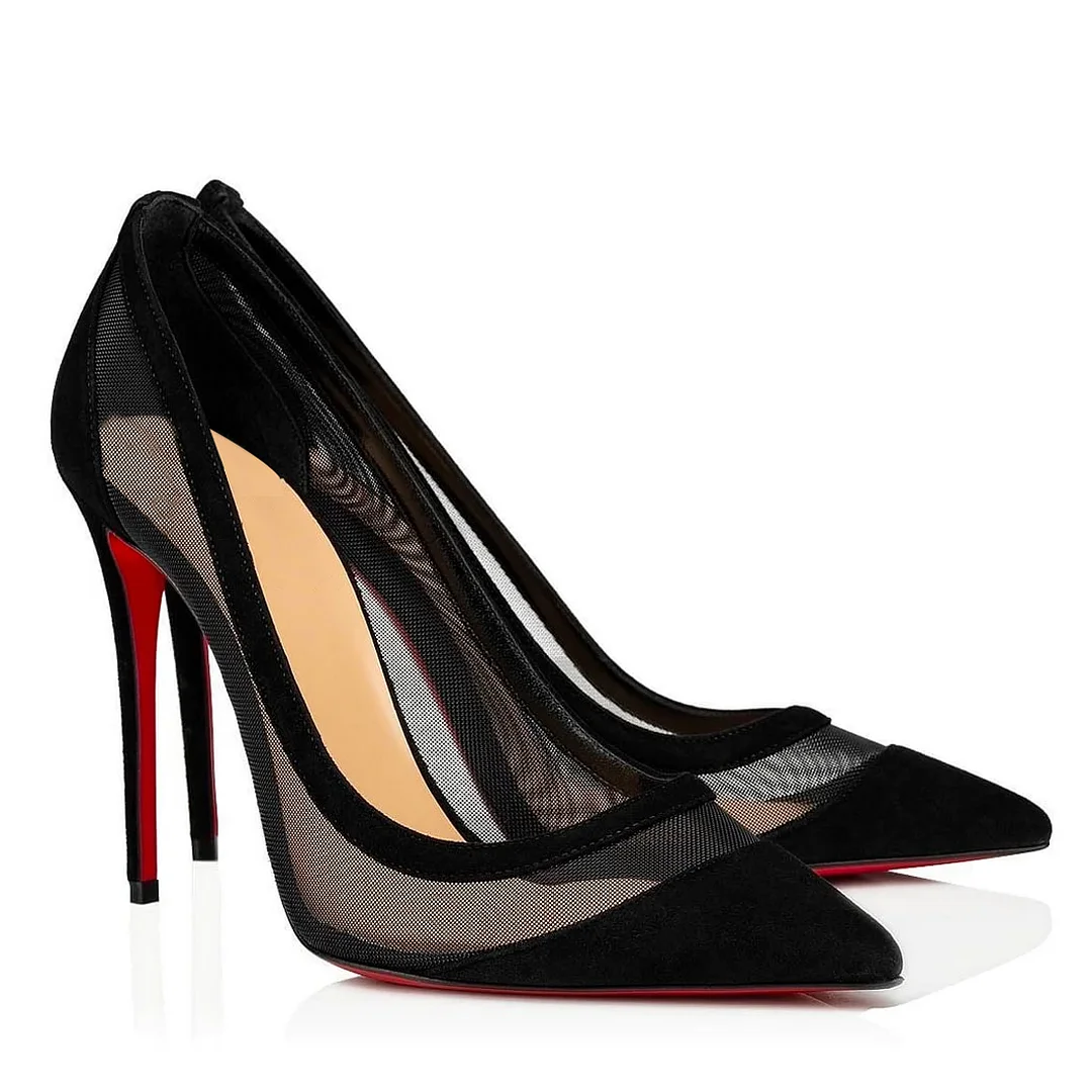 120/100mm Red Bottom Women's Party Wedding Heels Patent Pumps-MERUMOTE