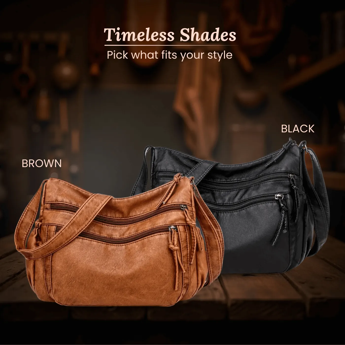 Closing Sale | Federica&rsquo;s Multi Pocket | Shoulder Bag