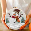 Christmas Snowman-Embroidery Kit