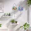 2pcs Birds Diamond Painting Double-sided Crystal Window Suncatcher Craft Set Birthday Gifts Home Garden Decor Hanging Kit