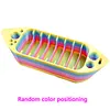 Boat-Shaped Cross Stitch Floss Organizer Tray - 8-Slot Thread Holder & Needle Storage Station for Embroidery Tools tapestrymarket