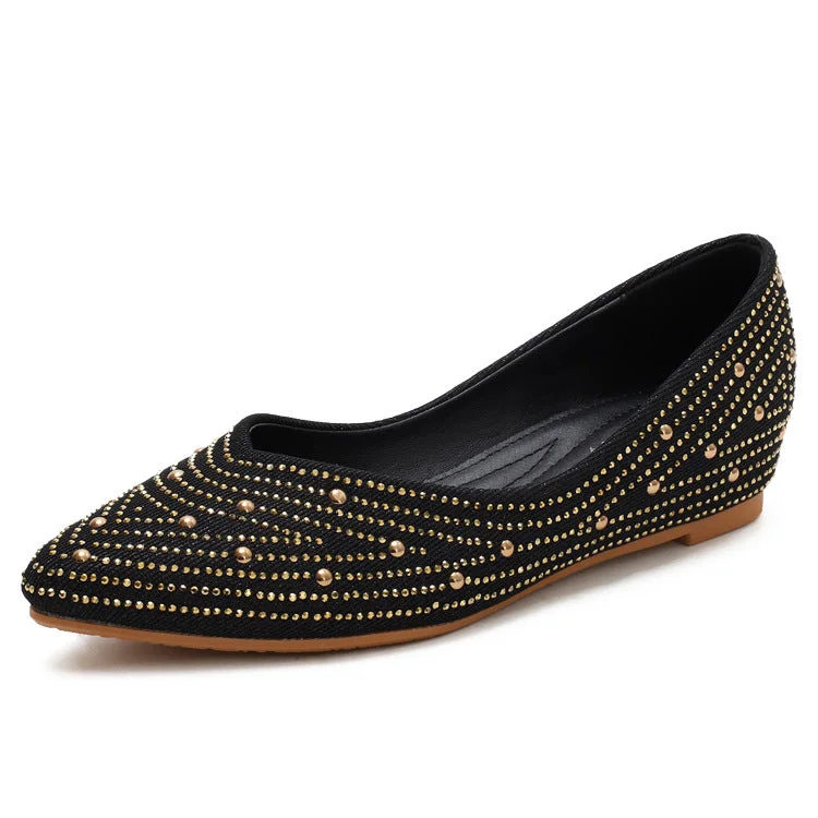 Versatile Diamond Slope Heel Comfortable Doudou Shoes