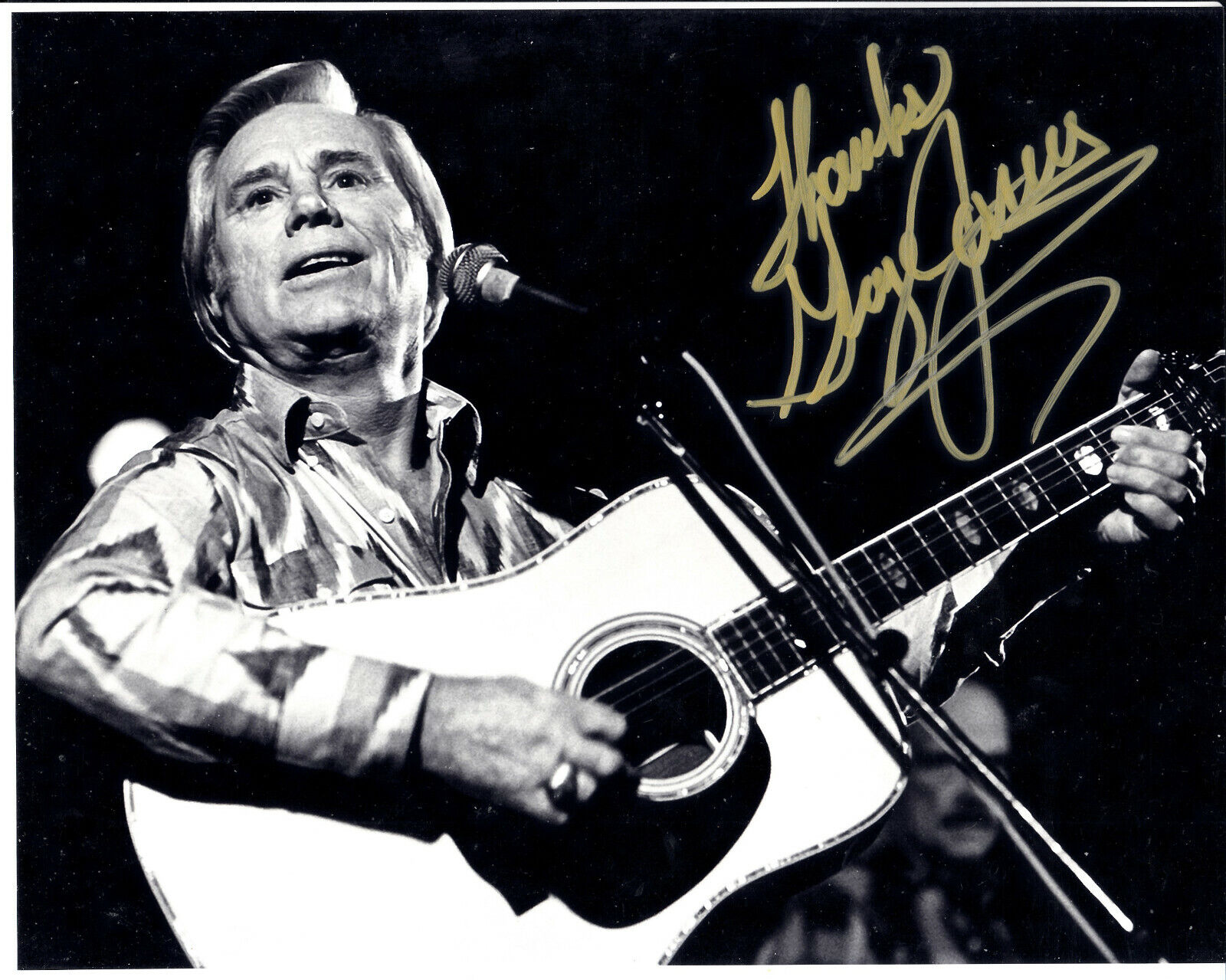 George Jones Signed Autograph 8x10