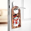 DIY Christmas Candle Flower Diamond Painting Door Handle Hanging Sign Kit