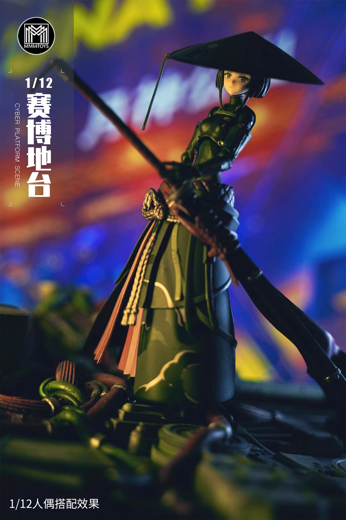 PRE-ORDER MMM Toys Studio Cyberpunk Scene M2303 1/12 Scale Scene 