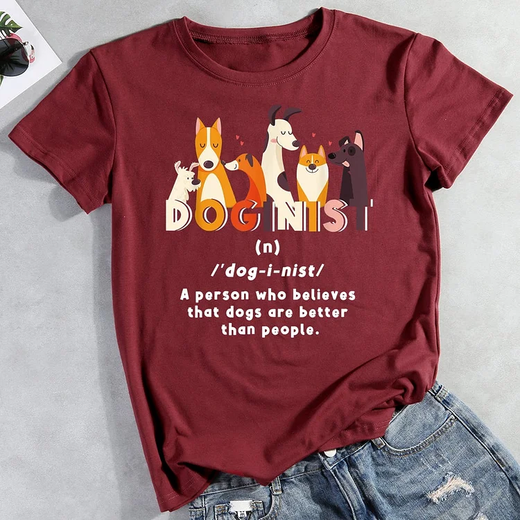 Doginist Funny Dog Lover Definition T-Shirt-013033-CB