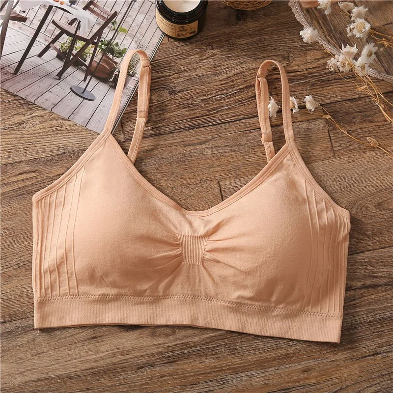 Stretch Bra Women Brassiere Sexy Underwear for Female Push Up Bras Solid Color Wirefree Bralette Seamless Intimates Lingerie