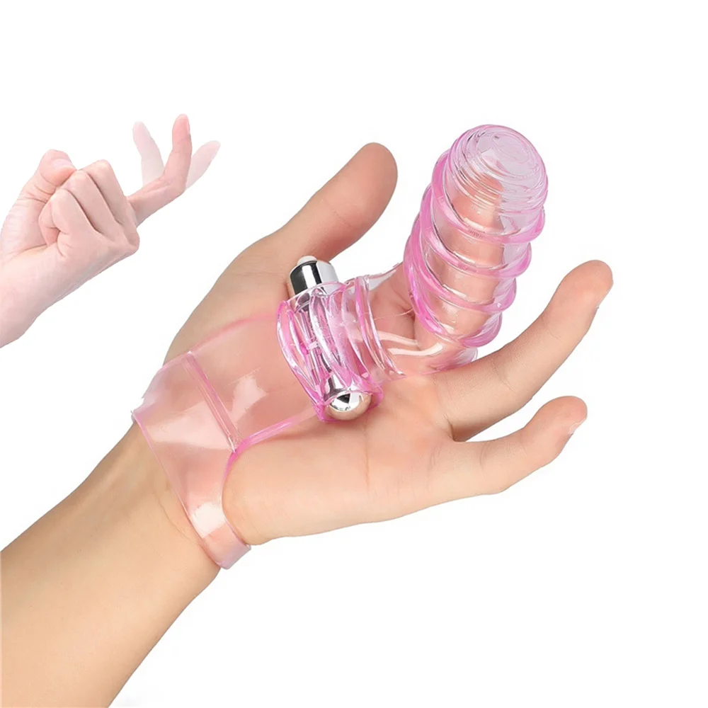 G-spot Finger Sleeve Female Masturbation Vibrator Clit Stimulate Massager