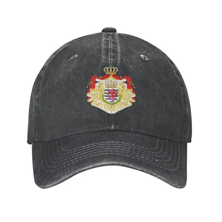 Cotton Coat Of Arms Of Luxembourg Baseball Cap Men Women Custom Adjustable Unisex Dad Hat Hip Hop
