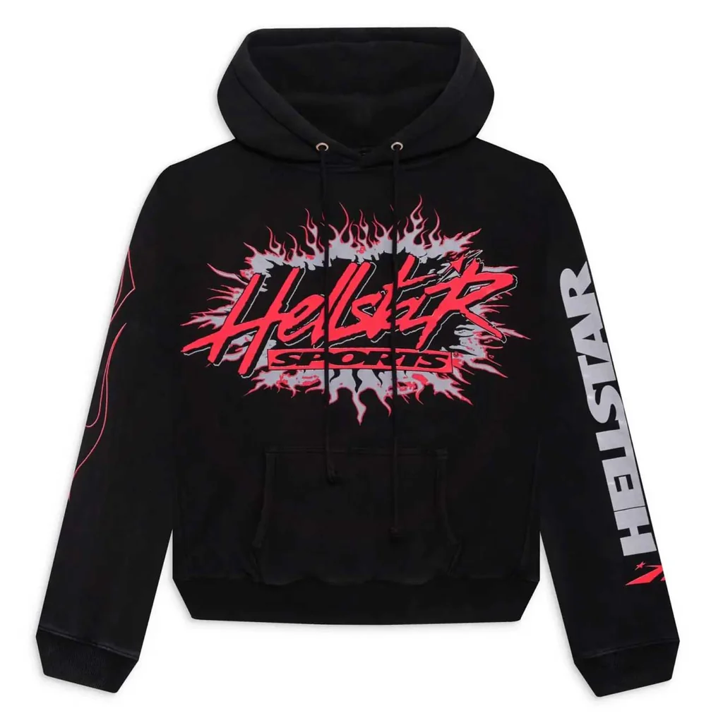 Hellstar Sports Future Flame Cotton Long Sleeve Hoodie