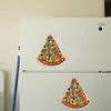 DIY Special Shape Diamond Art Fridge Magnets Sticker Kit(Pizzeria)
