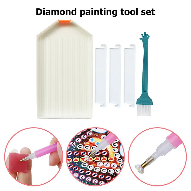 5d Diy Diamond Painting Tools Kits Drill Plate Tool Set Mosaic