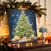 DIY Special Shape Diamond Painting Pearl Art With Inner Frame Kit 25x25cm(christmas trees)