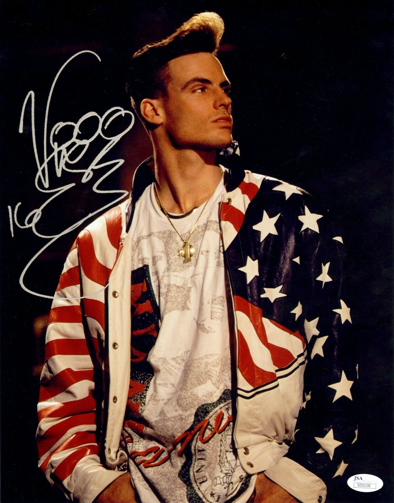 Vanilla Ice Signed 11x14 Photo Poster painting JSA COA Auto Rob Van Winkle Ice Ice Baby 1/1 Mint