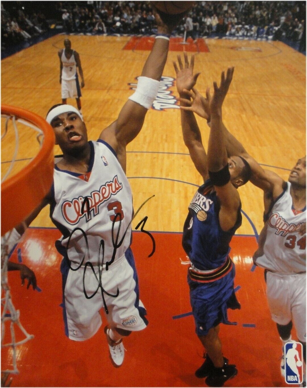 Quentin Richardson Hand Signed Autographed 16x20 Photo Poster painting Los Angeles Clippers A