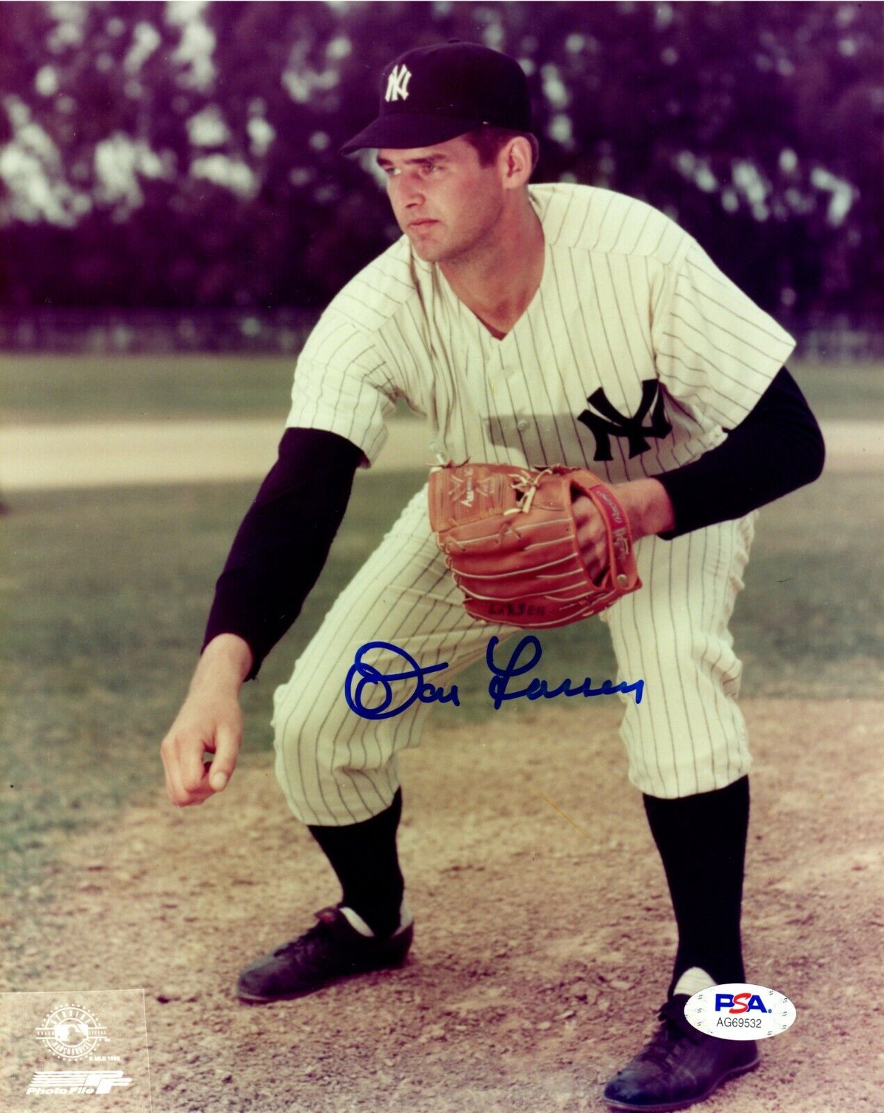 Don Larsen autographed signed 8x10 Photo Poster painting MLB New York Yankees PSA COA