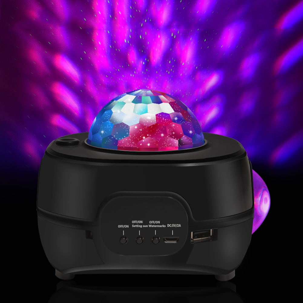 

LED Starry Sky Projector Night Light Laser USB Music Player Projection Lamp, 501 Original