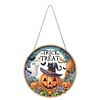 Diamond Painting Acrylic 2D Flat Pumpkin Cat Hanging Diamond Art Kits Wall Door Decor