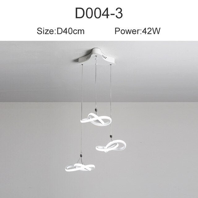 Modern Acrylic LED Pendant Lights Loft Decor For Kitchen Dining Room Ceiling Hanglamp Lustres Para Sala Pendant Lighting