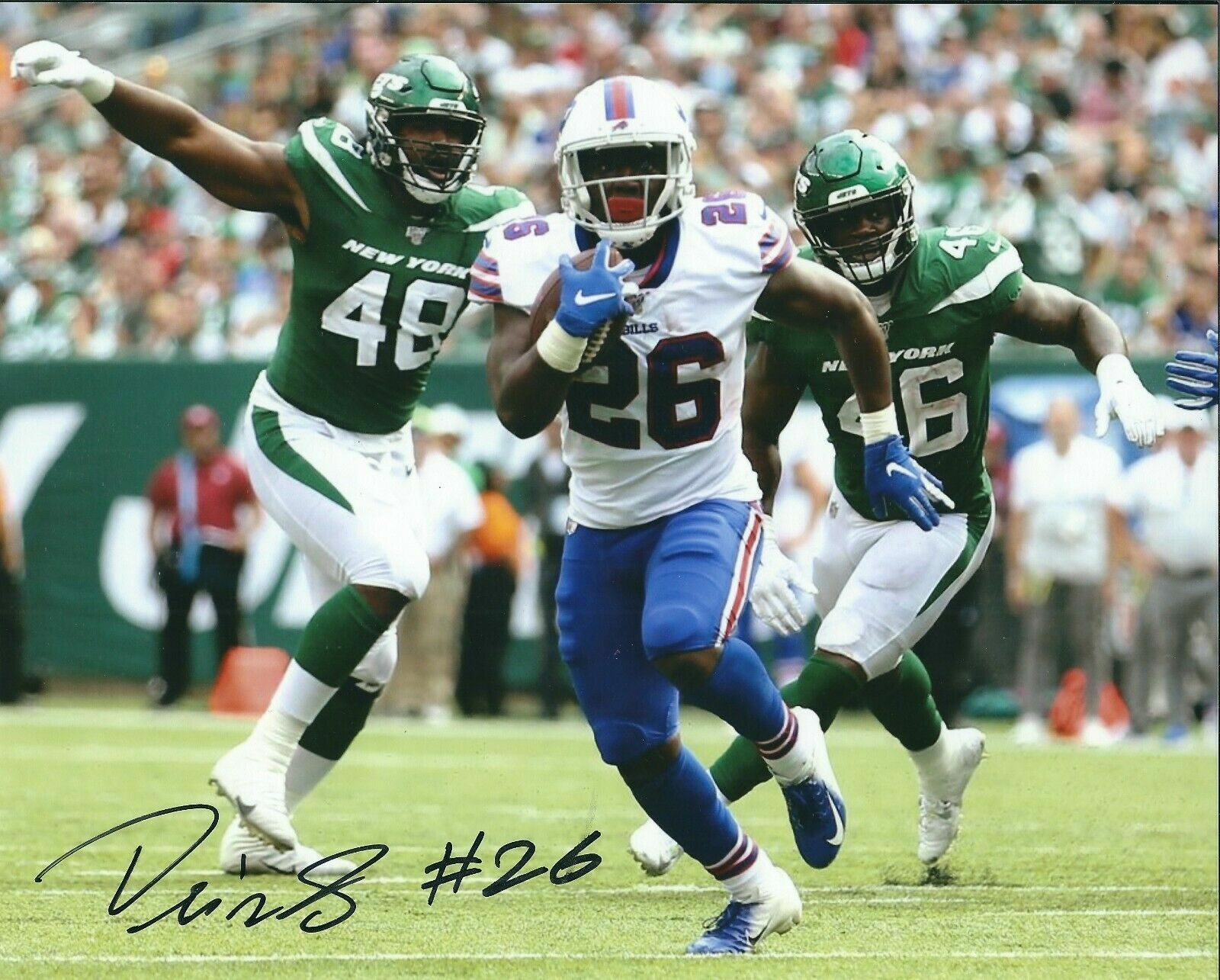 Devin Singletary Autographed Signed 8x10 Photo Poster painting ( Bills ) REPRINT