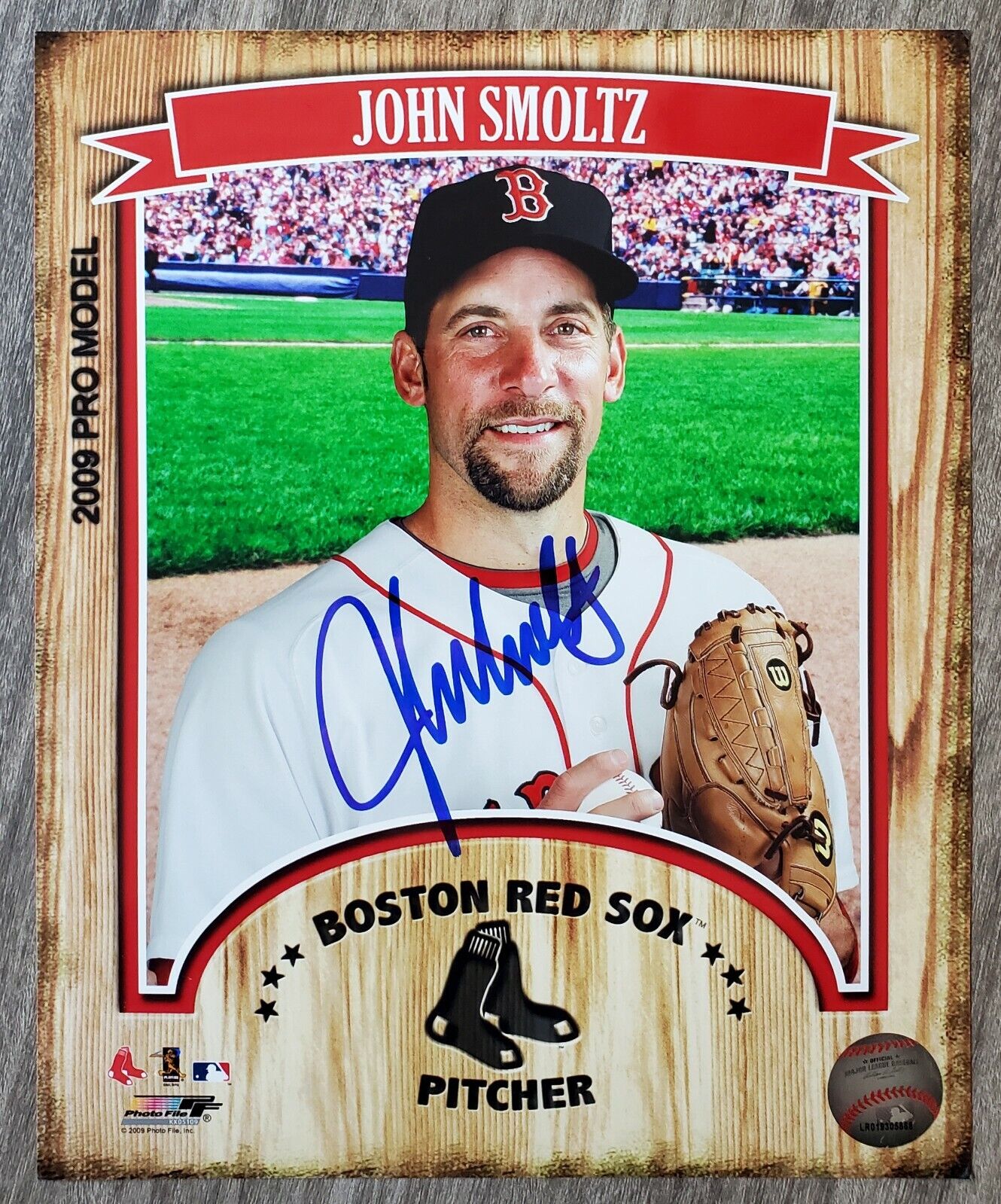 John Smoltz Signed 8x10 Photo Poster painting MLB Hall Of Fame HOF Red Sox Braves Pitcher RAD