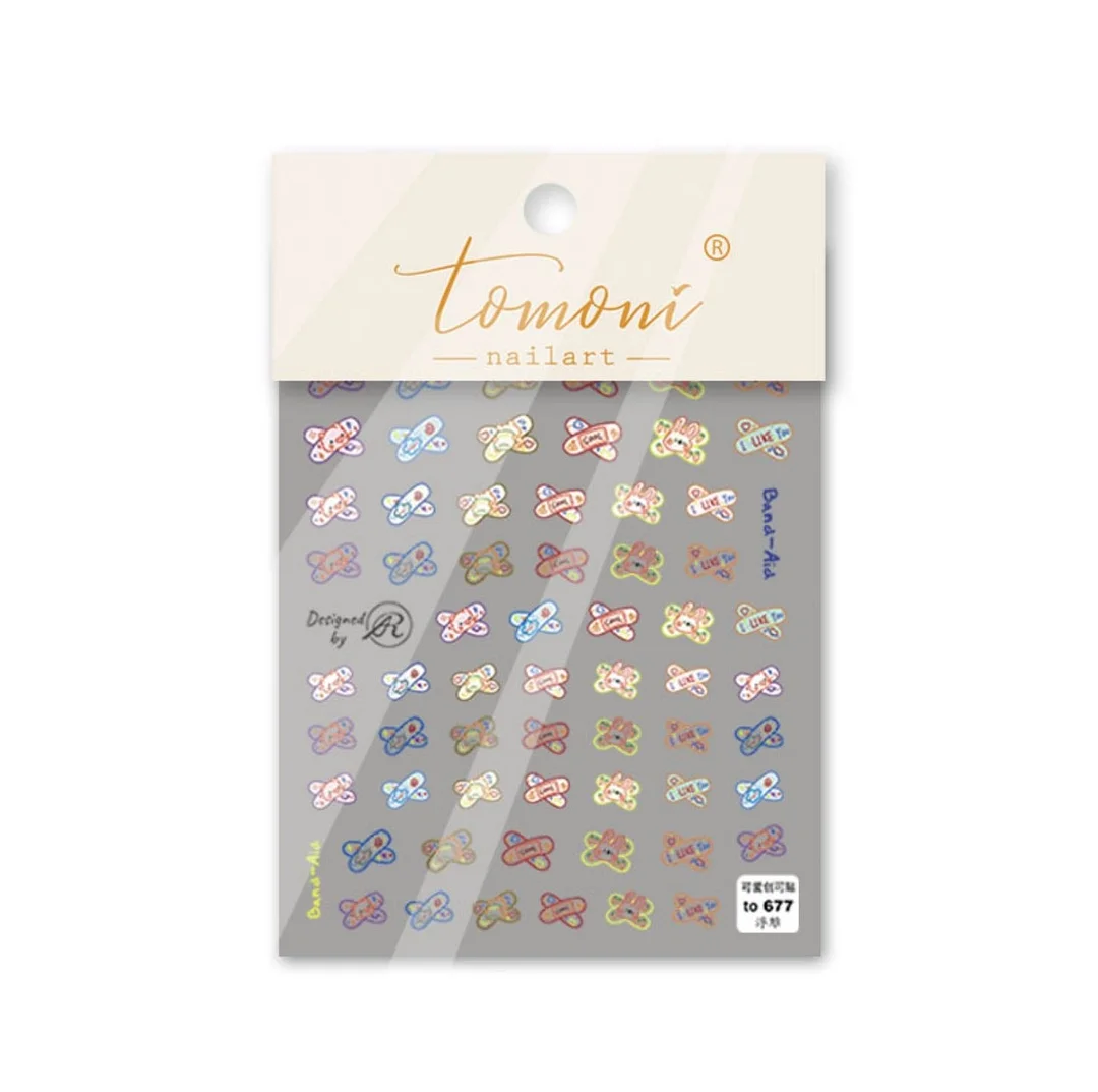 Cute Animals Rabbit Puppy High Quality 5D Engraved Nail Stickers Nail Art Decorations Nail Decals Design