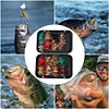 Bionic Insects Flies with Box Fly Fishing Lures Artificial Bait for Trout(65pcs)