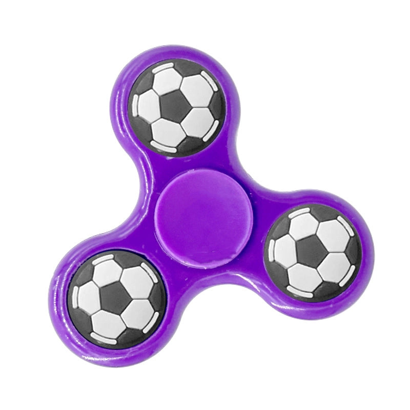 Fashion Solid Color Three-leaf Bracket Fingertip Gyro Toy
