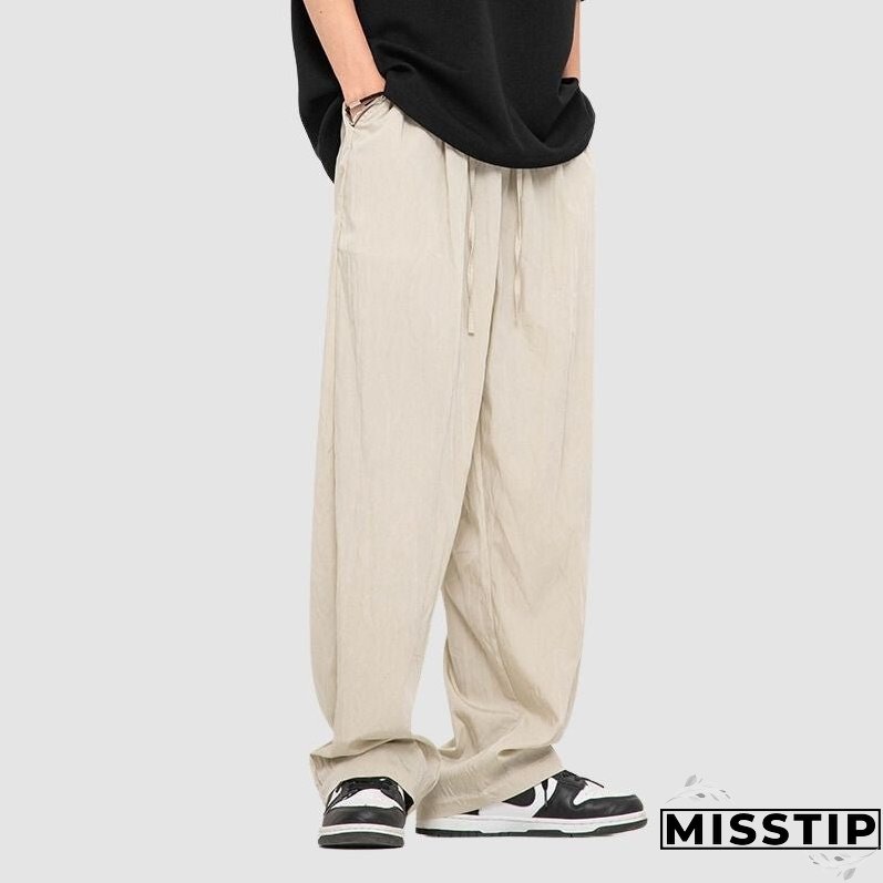 Simple Straight Leg Yamamoto Pants