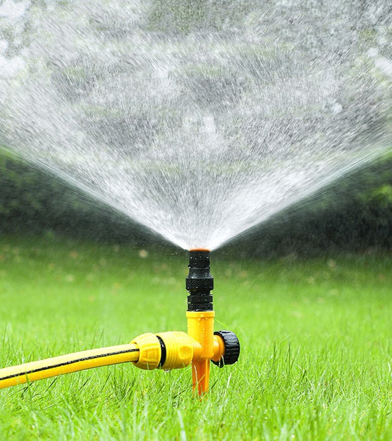🔥360° Rotation Auto Irrigation System Garden Lawn Sprinkler Patio
