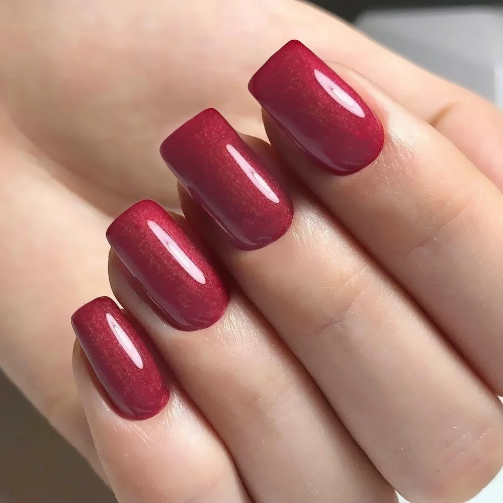 24Pcs Shiny Natural Nude Long Fake Nails Flat Artificial False Nails For Design DIY Press On Finger Tips Manicure Tool-Nail Inspo