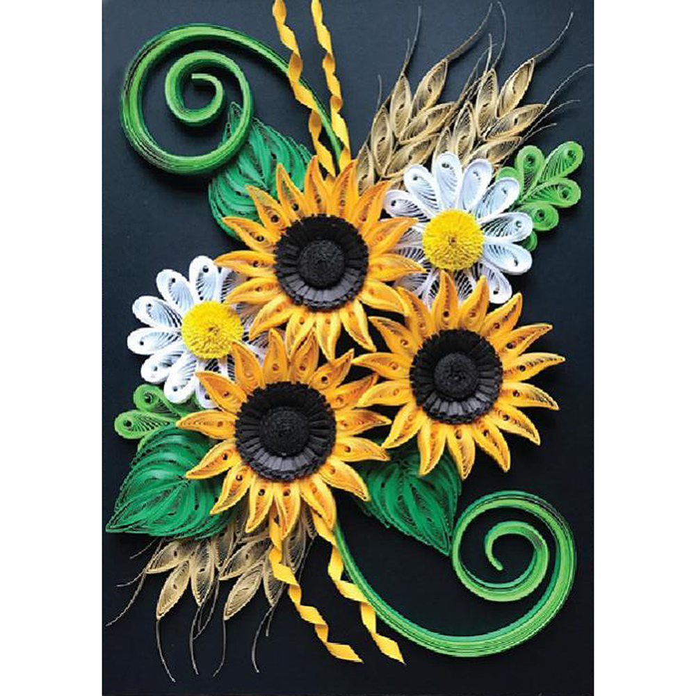 

Sunflower - Paper Quilling, 501 Original