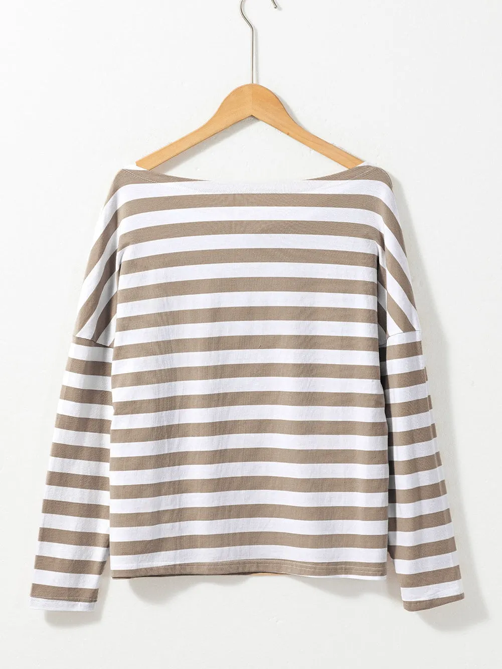 Grey Ribbed Knit Top with Short Sleeves