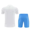 Real Madrid 25-26 Short-sleeve Tracksuit White with light blue Chandal