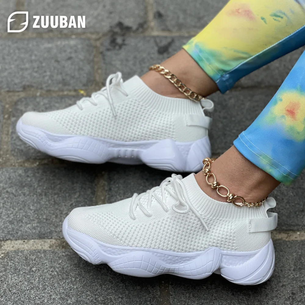Cricsblue Tenis Femmino Para Academia lightweight running shoes, breathable platform, comfortable lace up, fashionable tennis sneakers