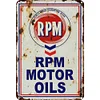 RPM MOTOR OILS - Vintage Metal Signs(12*16Inch)