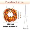 Glowing Pumpkin DIY Acrylic 5D Crystal Diamond Gem Art Hanging Ornament
