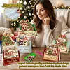 6Pcs DIY Pearl Diamond Painting Christmas Cards, 3D Greeting Card Craft Kits with Resin Pearls, Handmade Holiday Cards for Adults, Christmas Gifts & Decorations
