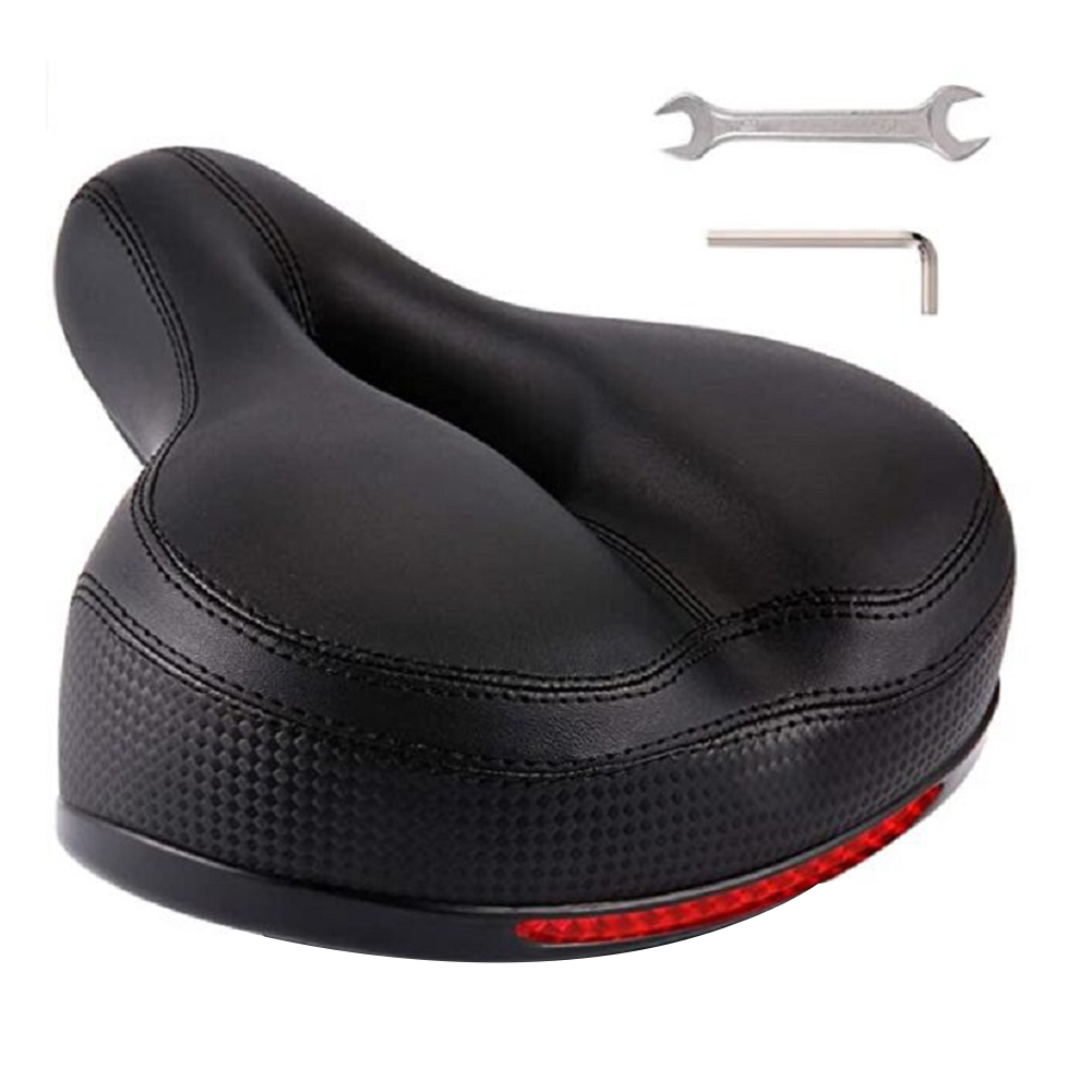 

Bicycle Seat Saddle MTB Mountain Bike Thicken Soft Cushion+ Install Tools, 501 Original