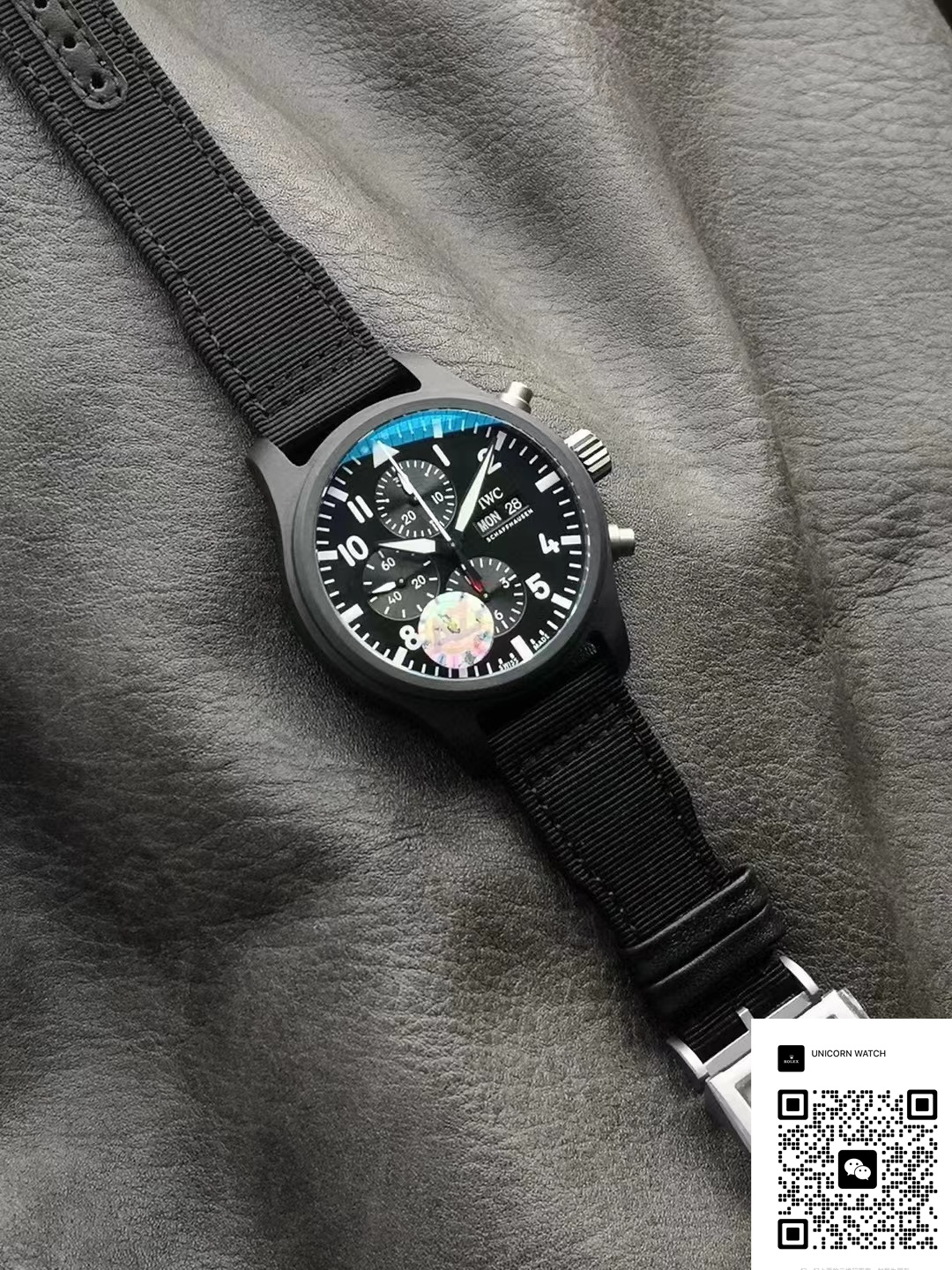 ZF廠 IWC 萬國飛行員系列 IW389401 黑色錶盤 43mm